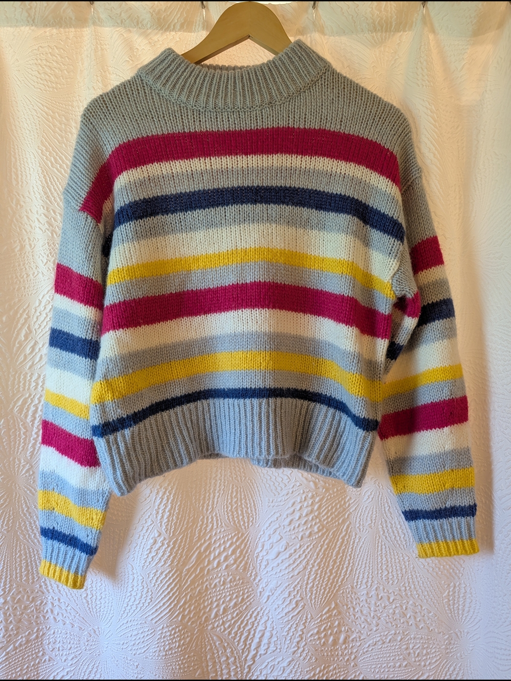Rebecca Minkoff Striped Crewneck Sweater